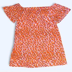Multicolor Leopard Print Off the Shoulder Summer Dress